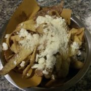 Bucce di patata fritte con percorino
